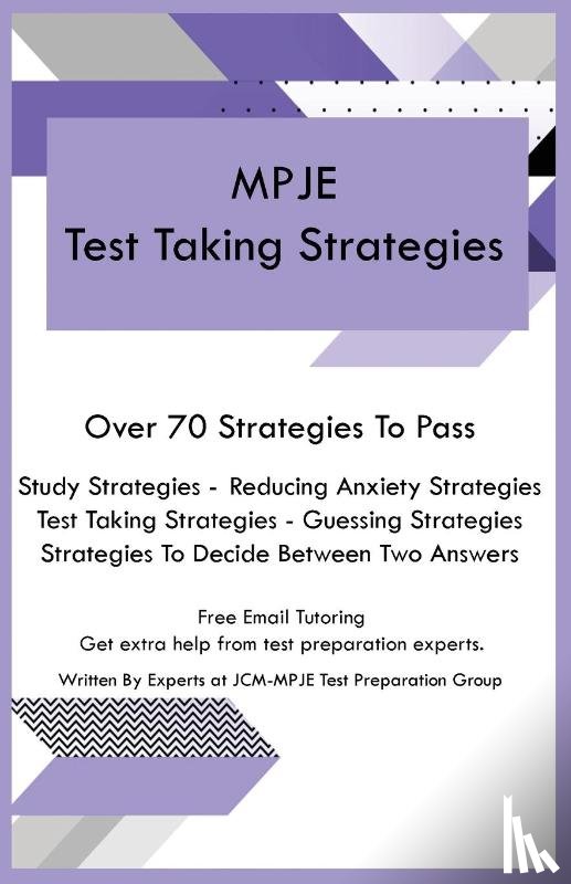 Test Preparation Group, Jcm-Mpje - MPJE Test Taking Strategies