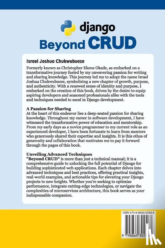 Chukwubueze, Israel Joshua - Beyond CRUD