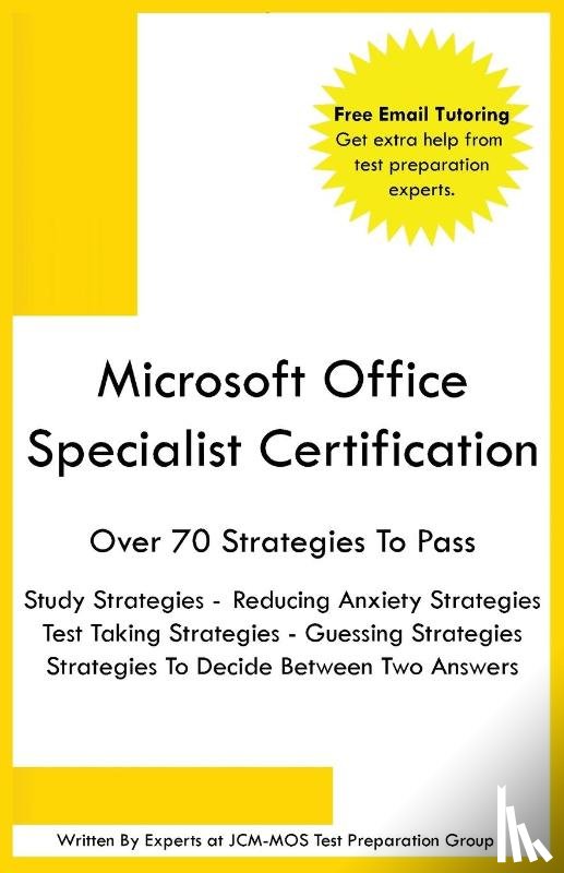 Test Preparation Group, Jcm-Mos - Microsoft Office Specialist Certification
