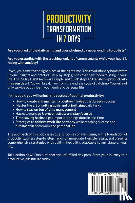 Right, Kate - Productivity Transformation in 7 Days