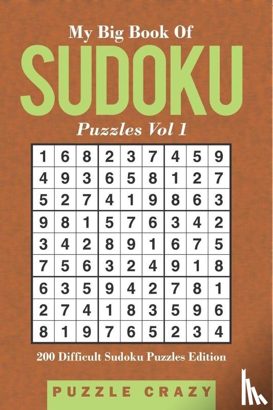 Puzzle Crazy - My Big Book Of Soduku Puzzles Vol 1