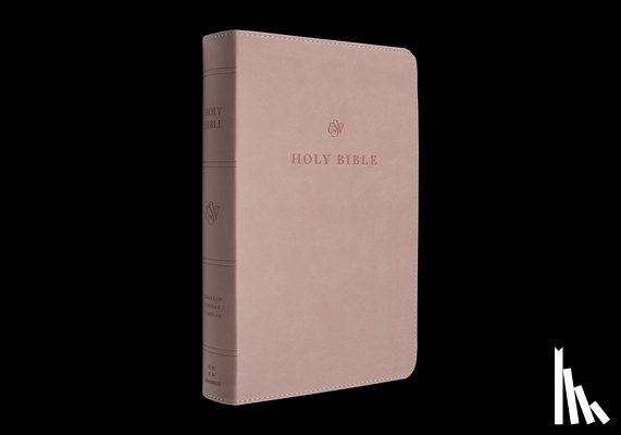  - ESV Large Print Personal Size Bible, Red Letter (Trutone, Blush Rose)