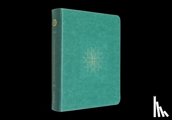  - ESV Single Column Journaling Bible (Trutone, Teal, Resplendent Cross Design)