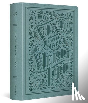  - ESV Single Column Journaling Bible, Large Print (Trutone, Paris Sky, Judges 5:3 Design)