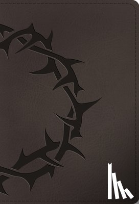 Esv Bibles - ESV Large Print Compact Bible, Red Letter (Trutone, Charcoal, Crown Design)