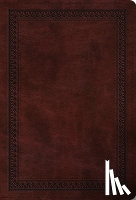 Esv Bibles - ESV Large Print Compact Bible, Red Letter (Trutone, Mahogany, Border Design)