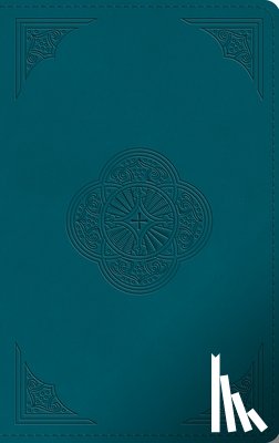Esv Bibles - ESV Thinline Bible, Red Letter (Trutone, Deep Teal, Rotunda Design)