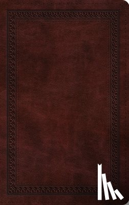 Esv Bibles - ESV Thinline Bible, Red Letter (Trutone, Mahogany, Border Design)