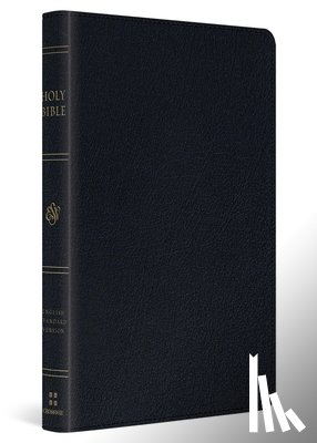 Esv Bibles - ESV Large Print Thinline Bible (Genuine Leather, Black)