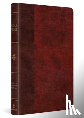 Esv Bibles - ESV Large Print Thinline Bible, Red Letter (Trutone, Burgundy/Red, Timeless Design)