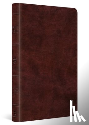 Esv Bibles - ESV Large Print Thinline Bible, Red Letter (Trutone, Mahogany)