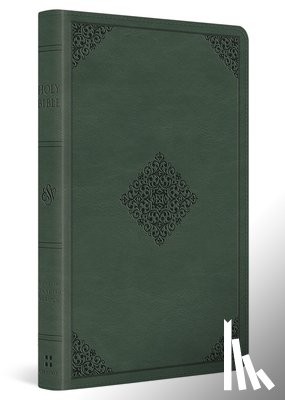 Esv Bibles - ESV Thinline Bible, Red Letter (Trutone, Quiet Forest, Ornament Design)