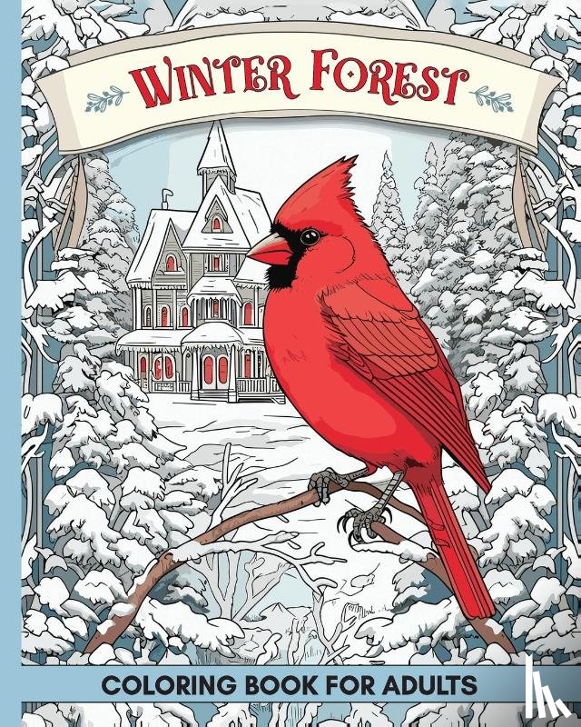 Harrett, Marc - Winter Forest Coloring Book for Adults