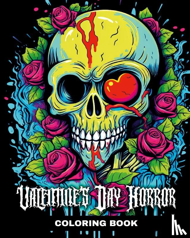 Peay, Regina - Valentine's Day Horror Coloring Book