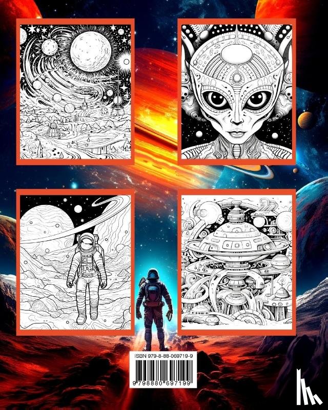 Peay, Regina - Space Coloring Book for Adults