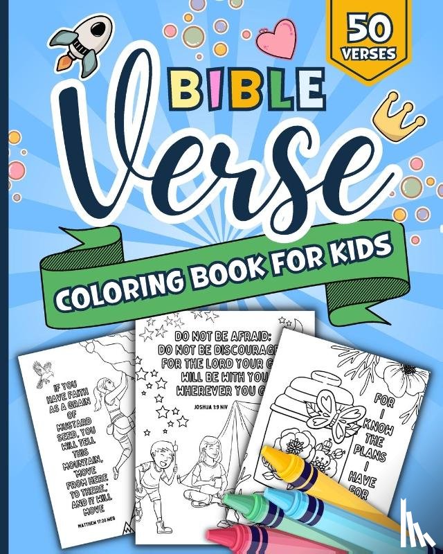 Wetherell, Zora - Bible Verse Coloring Book For Kids