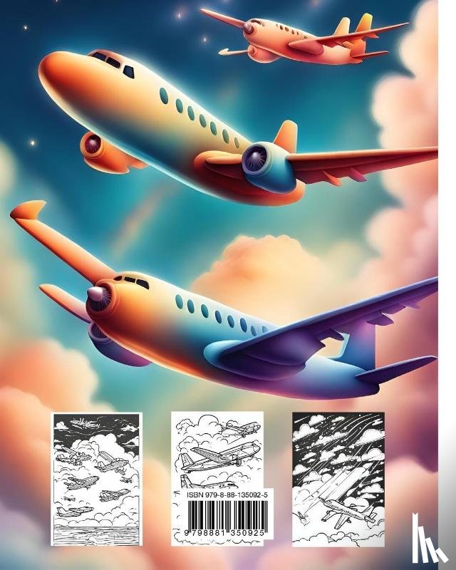 Nguyen, Thy - Planes in the Sky Coloring Book