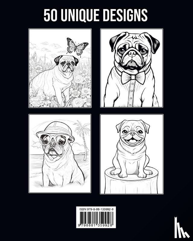 Bb, Mandykfm - Pug Coloring Book