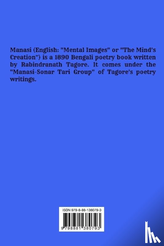 Tagore, Rabindranath - Manasi