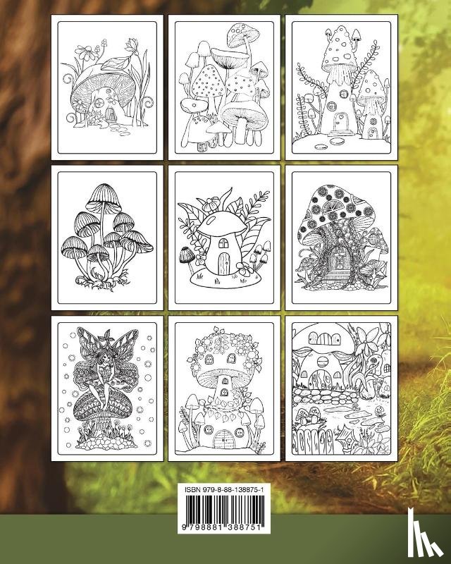 Harrett, Marc - Mushroom Coloring Book for Adults