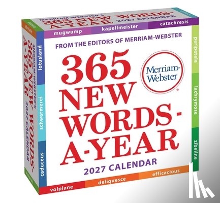 Merriam-Webster - Merriam-Webster's 365 New Words-A-Year 2027 Day-to-Day Calendar