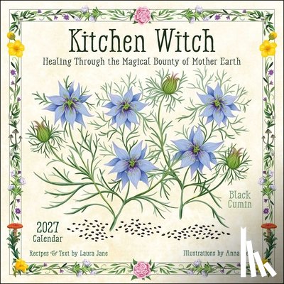 Jane, Laura, Amber Lotus Publishing - Kitchen Witch 2027 Wall Calendar