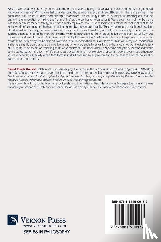 Rueda Garrido, Daniel - Being and Power. A Phenomenological Ontology of Forms of Life