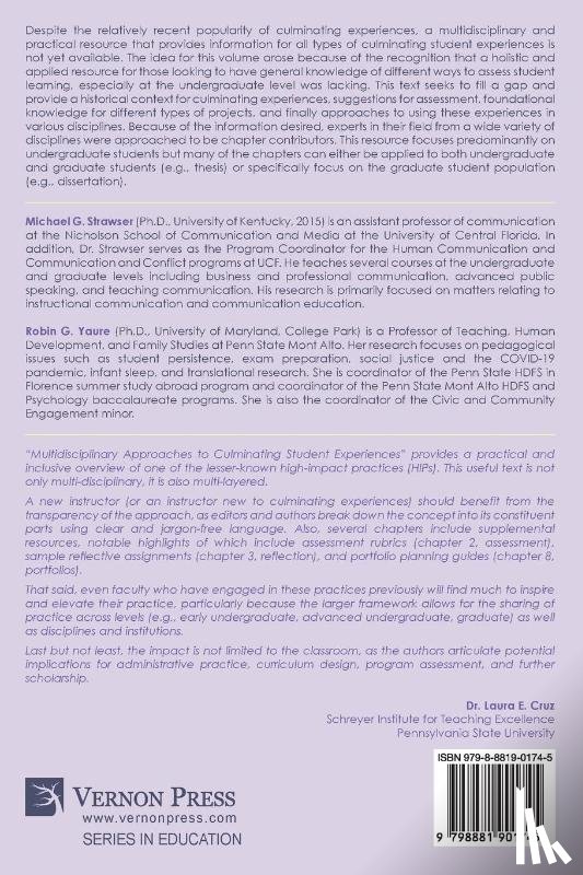  - Multidisciplinary Approaches to Culminating Student Experiences