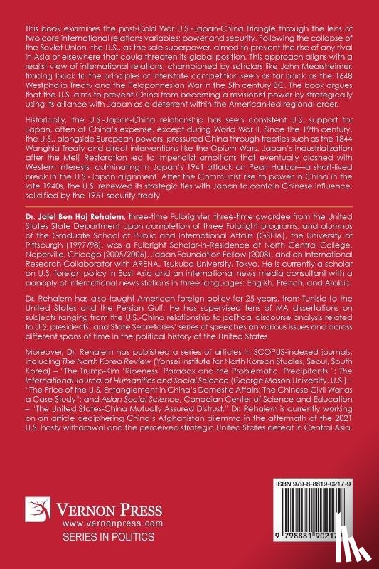 Rehaiem, Jalel Ben Haj - The United States-Japan-China Triangle in the Post-Cold War Early Decades
