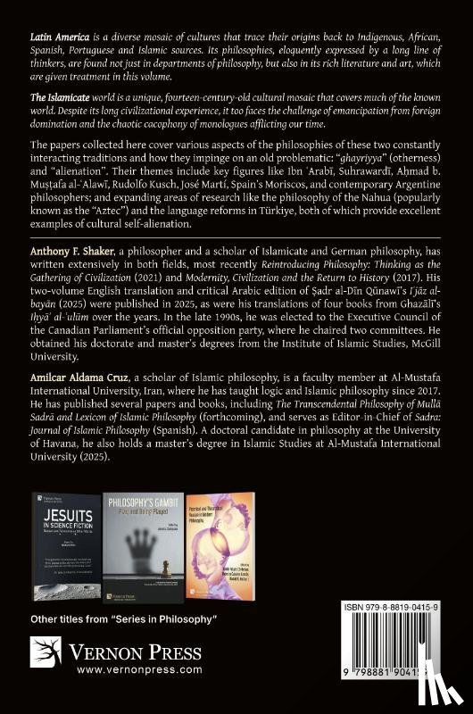  - Philosophy between the Islamicate and Latin American Traditions