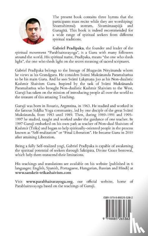 Pradiipaka, Gabriel - Three hymns in honor of Śiva and Guru