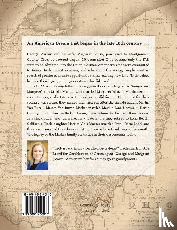 Ladd, Carolyn - The Marker Family of Maryland, Ohio, Iowa, and California