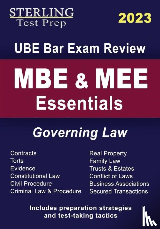 Test Prep, Sterling - MBE & MEE Essentials