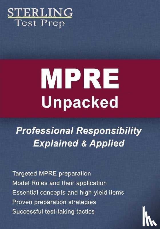 Test Prep, Sterling - MPRE Unpacked