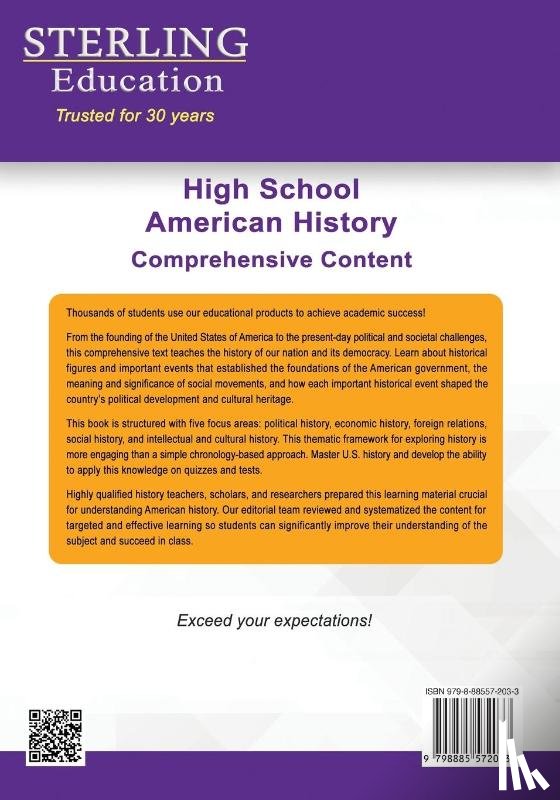Education, Sterling - High School American History