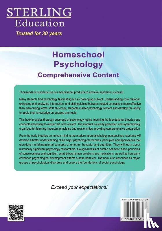 Education, Sterling - Homeschool Psychology