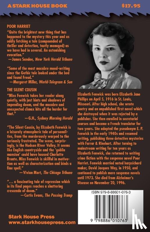 Fenwick, Elizabeth - Poor Harriet / The Silent Cousin
