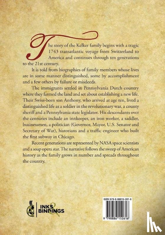 Kelker, Norman - Immigrant Family