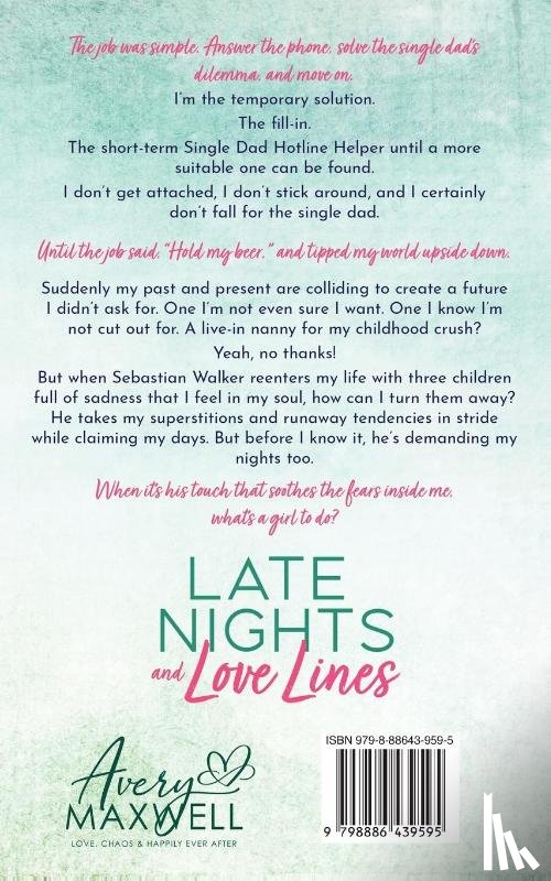 Maxwell, Avery - Late Nights & Love Lines