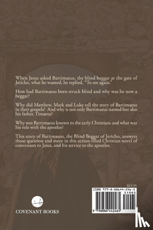 Sabol, George V. - Bartimaeus, the Blind Beggar of Jericho