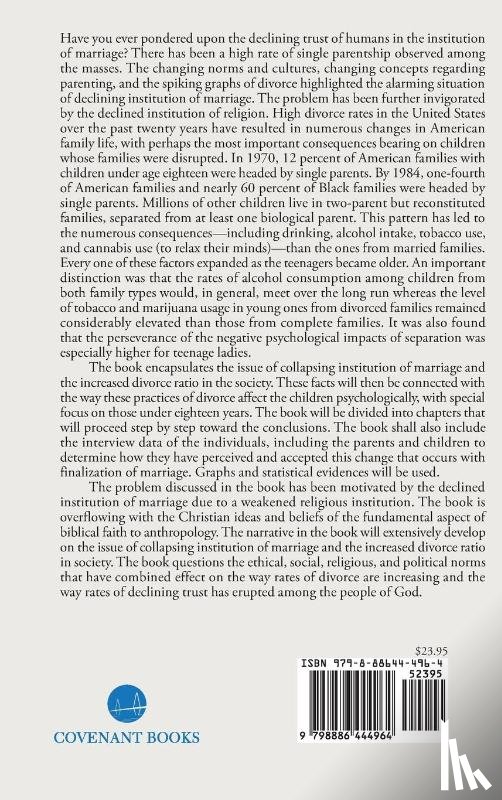 Barr, Lorenzo N. - The Effect Of Divorce On Children Under The Age Of 18
