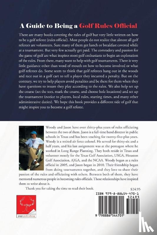 R. Smith, Jason, Woodrow - A Guide to Being a Golf Rules Official