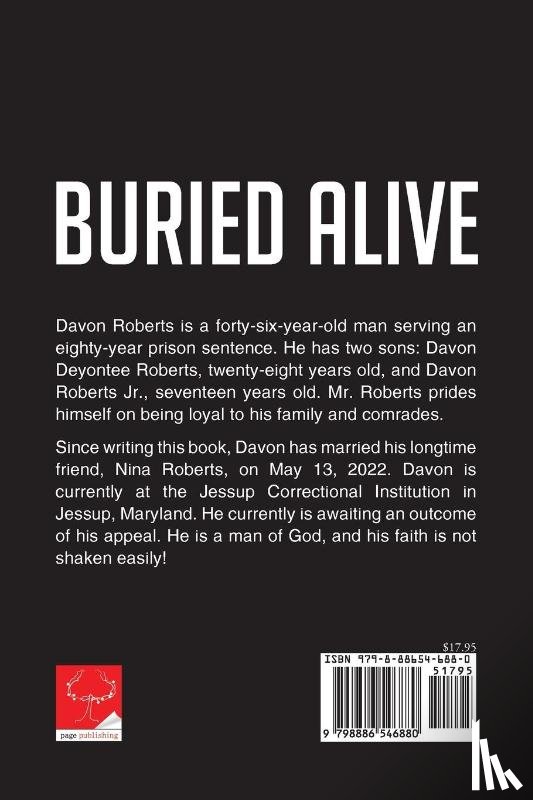 Roberts, Davon - Buried Alive