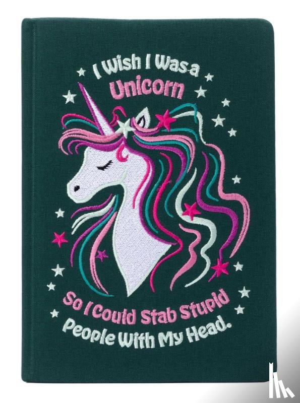 Insight Editions - I Wish I Was A Unicorn Embroidered Journal