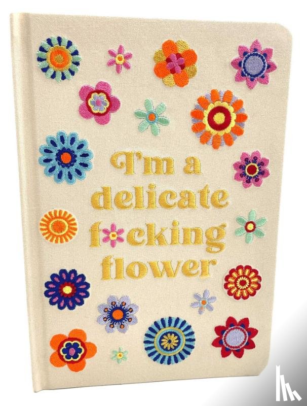 Insight Editions - I'm a Delicate F*cking Flower Embroidered Journal