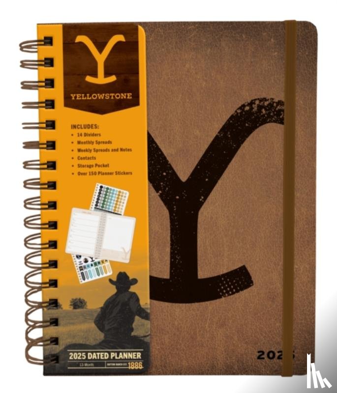Insights - 2025 Yellowstone: The Dutton Ranch 13-Month Weekly Planner
