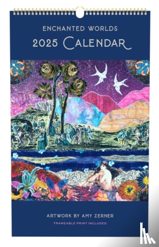 Insights - 2025 Enchanted Worlds Poster Wall Calendar