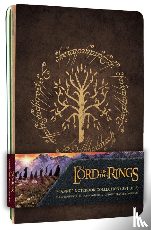 Insight Editions - Lord of the Rings Planner Notebook Collection (Set of 3)