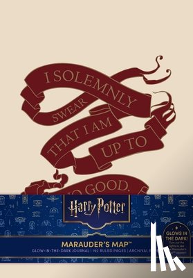 Insight Editions - Harry Potter: Marauder's Map Glow in the Dark Journal