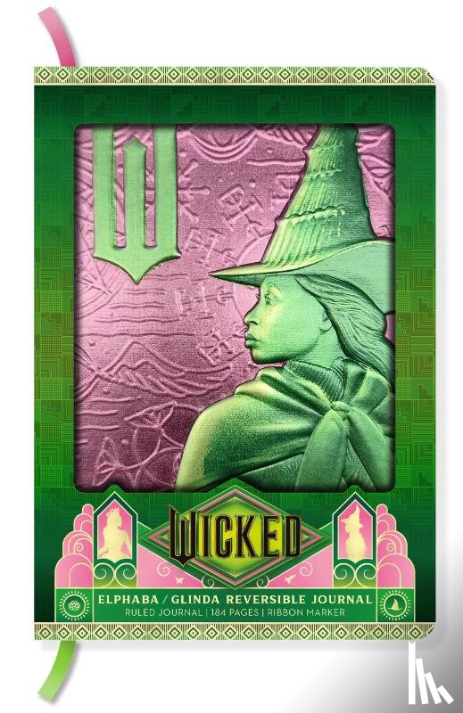 Insight Editions - Wicked: Elphaba / Glinda Reversible Sculpted Journal